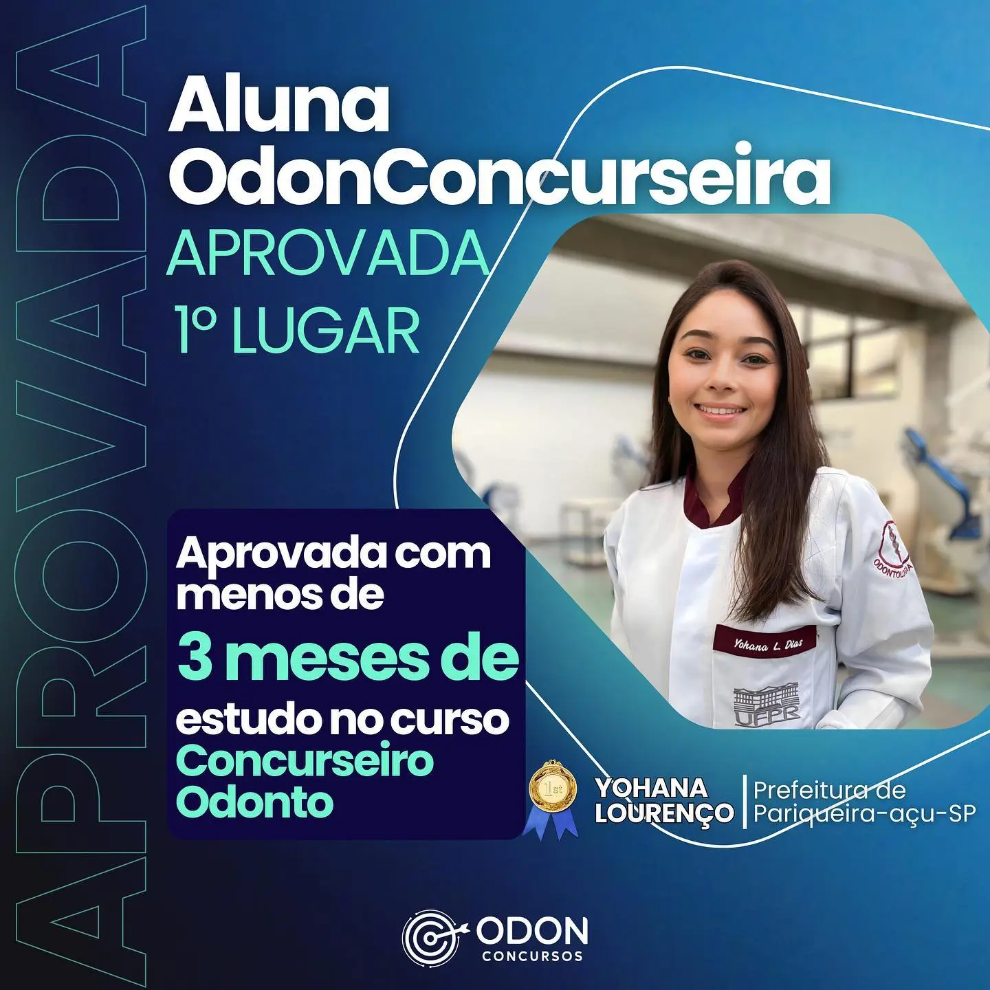 Dentista aprovado pelo Odon Concursos em São Paulo - Banca IBAM SP